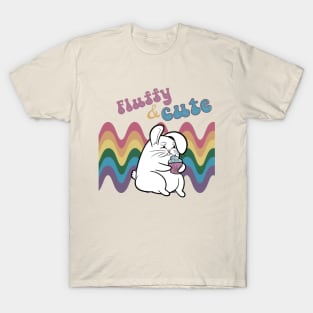 Fluffy & Cute Easter Bunny T-Shirt